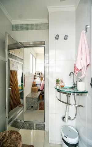 Apartamento para alugar com 180m², 3 quartos e 2 vagas Apartamento para alugar com 180m², 3 quartos e 2 vagasBanheiro da cobertura