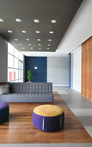 Apartamento para alugar com 40m², 1 quarto e 1 vagaHall social