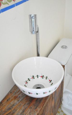 Apartamento à venda com 70m², 1 quarto e 2 vagasdetalhe do lavabo