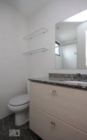Apartamento para alugar com 55m², 1 quarto e 1 vagaBanheiro da Suíte