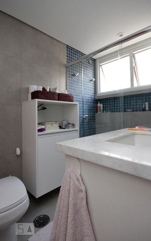 Apartamento para alugar com 128m², 2 quartos e 1 vagaBanheiro da Suíte 2