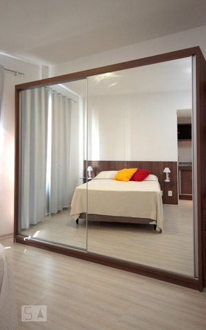 Studio à venda com 29m², 1 quarto e sem vagaArmário