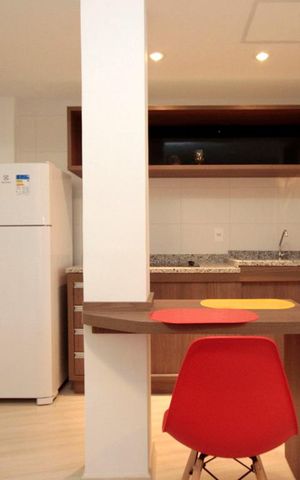 Studio à venda com 29m², 1 quarto e sem vagaCozinha