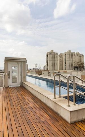 Studio à venda com 52m², 1 quarto e 1 vaga Studio à venda com 52m², 1 quarto e 1 vagaPiscina