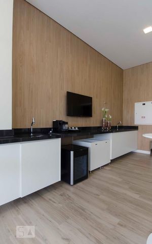 Studio à venda com 33m², 1 quarto e 1 vagaLavanderia