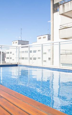 Apartamento à venda com 52m², 1 quarto e 1 vagaPiscina