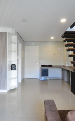 Apartamento para alugar com 56m², 1 quarto e 1 vagaSuíte 