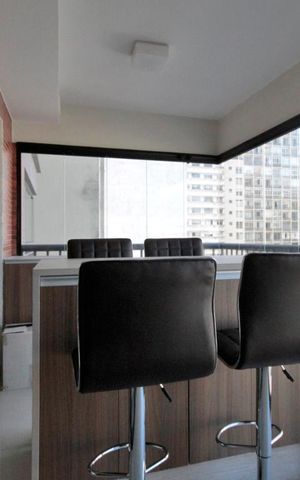 Apartamento à venda com 42m², 1 quarto e 1 vagaVaranda Gourmet