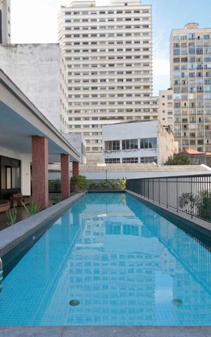Apartamento à venda com 42m², 1 quarto e 1 vagaPiscina