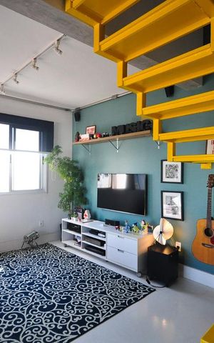 Apartamento à venda com 84m², 1 quarto e 2 vagasSala de tv
