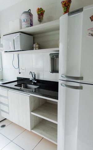 Apartamento à venda com 44m², 2 quartos e sem vaga Apartamento à venda com 44m², 2 quartos e sem vagaCozinha do salão de festas