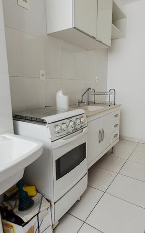 Apartamento à venda com 44m², 2 quartos e sem vaga Apartamento à venda com 44m², 2 quartos e sem vagaCozinha + área de serviço