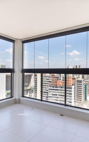Studio para alugar com 32m², 1 quarto e 1 vaga Studio para alugar com 32m², 1 quarto e 1 vagaStudio - varanda
