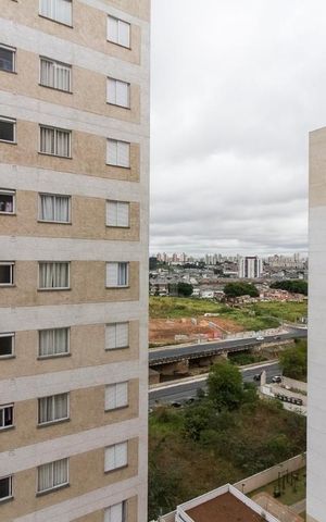 Apartamento à venda com 36m², 1 quarto e sem vagaVisão da janela da sala 