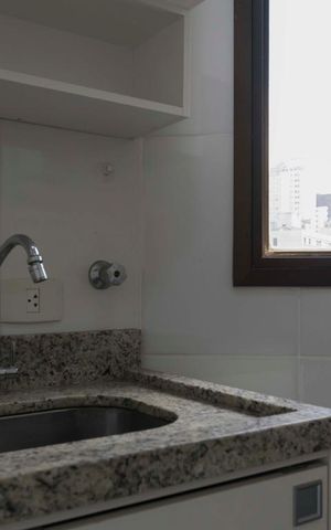 Studio à venda com 62m², 1 quarto e 1 vaga1o. Andar - Cozinha (Torneira)