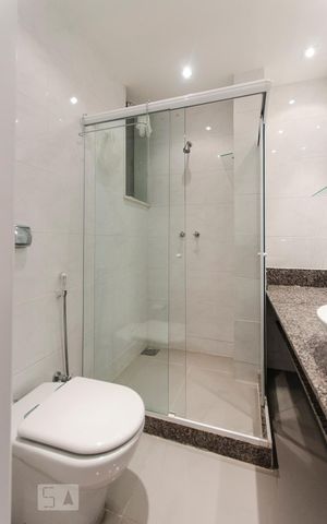 Apartamento para alugar com 154m², 3 quartos e 1 vagaBanheiro da suite