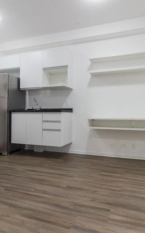 Studio para alugar com 33m², 1 quarto e 1 vaga Studio para alugar com 33m², 1 quarto e 1 vagaSala-Quarto