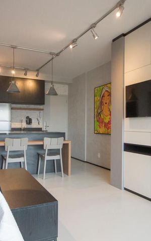 Studio para alugar com 43m², 1 quarto e 1 vagaSuíte