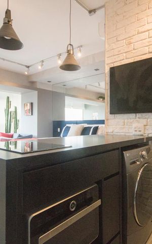 Studio para alugar com 43m², 1 quarto e 1 vagaCozinha/Suíte