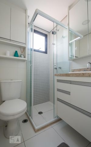 Apartamento para alugar com 41m², 1 quarto e 1 vaga Apartamento para alugar com 41m², 1 quarto e 1 vagaBanheiro