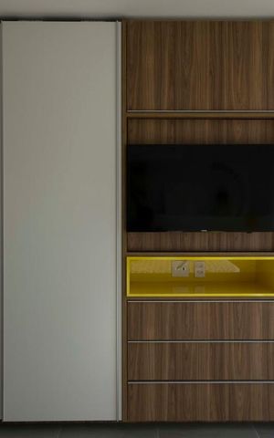 Studio para alugar com 33m², 1 quarto e 1 vagaStudio (Armários)