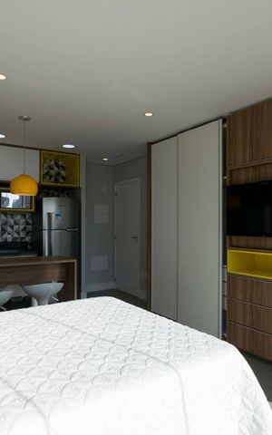 Studio para alugar com 33m², 1 quarto e 1 vagaStudio