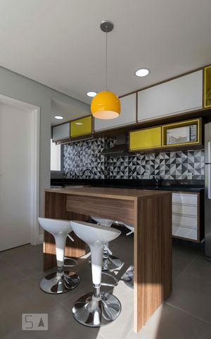 Studio para alugar com 33m², 1 quarto e 1 vagaCozinha (Mesa)