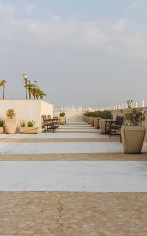 Studio à venda com 50m², 1 quarto e 1 vagaArea externa do terraço com piscina 