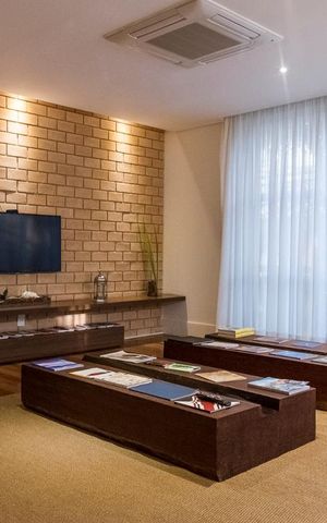 Studio à venda com 50m², 1 quarto e 1 vagaSalão de festas