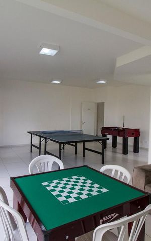 Apartamento para alugar com 52m², 2 quartos e 1 vagaSalão de jogos 