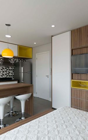 Studio para alugar com 33m², 1 quarto e 1 vagaStudio