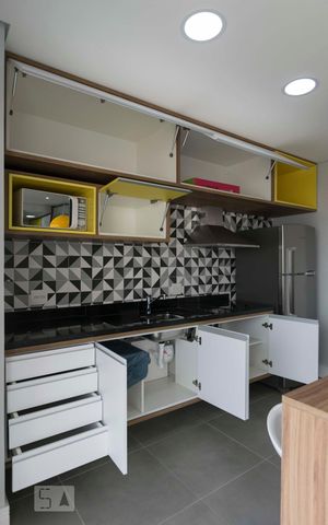 Studio para alugar com 33m², 1 quarto e 1 vagaCozinha (Armários)