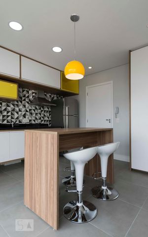 Studio para alugar com 33m², 1 quarto e 1 vagaCozinha (Mesa)
