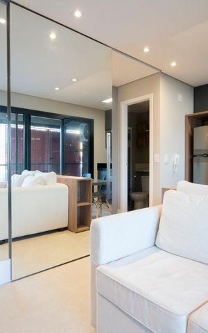 Apartamento para alugar com 38m², 1 quarto e 1 vagaSala