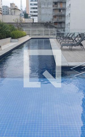 Studio para alugar com 35m², 1 quarto e 1 vaga Studio para alugar com 35m², 1 quarto e 1 vagaÁrea comum - Piscina