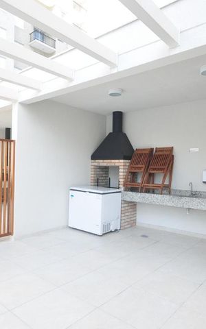 Apartamento à venda com 64m², 2 quartos e 2 vagasChurrasqueira