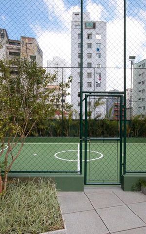 Studio à venda com 35m², 1 quarto e 1 vagaQuadra esportiva