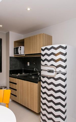 Studio para alugar com 55m², 1 quarto e 1 vagaCozinha