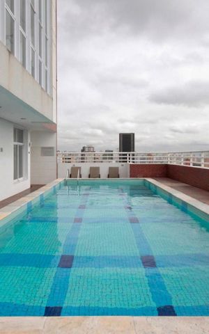 Apartamento para alugar com 36m², 1 quarto e 1 vagaPiscina