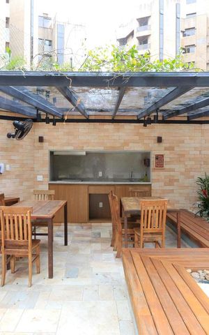 Apartamento à venda com 105m², 3 quartos e 2 vagasChurrasqueira