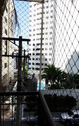 Apartamento à venda com 98m², 3 quartos e 2 vagasVista quarto 1