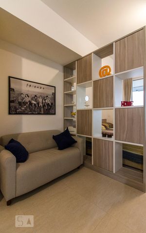 Studio à venda com 35m², 1 quarto e 1 vagaSala 