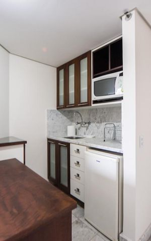 Studio para alugar com 50m², 1 quarto e 1 vaga Studio para alugar com 50m², 1 quarto e 1 vagaCozinha