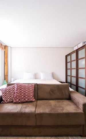 Studio para alugar com 50m², 1 quarto e 1 vaga Studio para alugar com 50m², 1 quarto e 1 vagaSala / Quarto