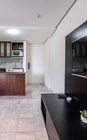 Studio para alugar com 50m², 1 quarto e 1 vaga Studio para alugar com 50m², 1 quarto e 1 vagaSala / Quarto
