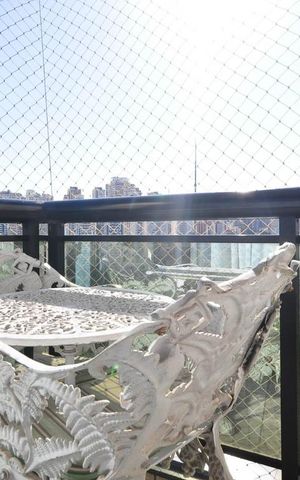 Apartamento à venda com 340m², 4 quartos e 5 vagas Apartamento à venda com 340m², 4 quartos e 5 vagasVaranda da suíte 4