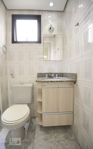 Apartamento à venda com 60m², 2 quartos e 1 vaga Apartamento à venda com 60m², 2 quartos e 1 vagaBanheiro social