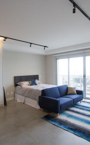 Studio para alugar com 46m², 1 quarto e 1 vagaQuarto/Sala