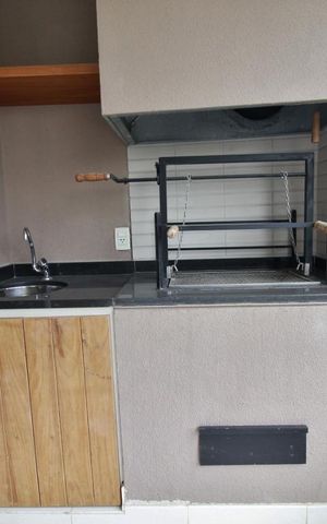Apartamento à venda com 138m², 3 quartos e 3 vagasDetalhe da varanda gourmet
