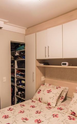 Apartamento à venda com 50m², 2 quartos e 1 vagaQuarto 2